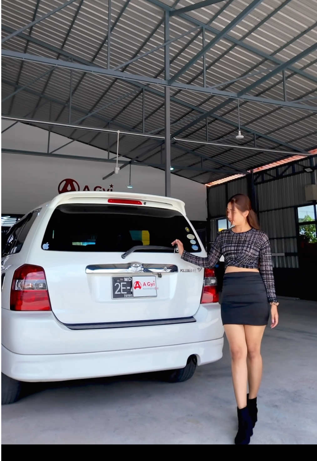 Part-14 Toyota Kluger 2005, Engine 2.4L, 2WD, ခုံသုံးတန်းအမှန် #agyiautomobiles #carsale #myanmar #fyp #tiktok 