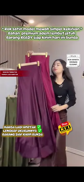 Rok wanita kekinian #rok #rokkekinian #roksatin 
