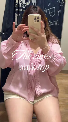 Cutest pink top for plus size girlies 🌸🎀🩰 #plussize #plussizetop #topsforwomen #OOTD #plussizefashion 