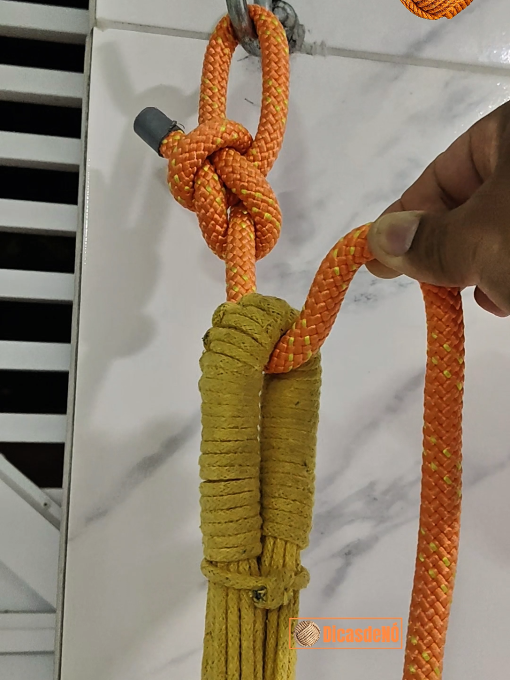 Nó para armar rede  #nó #rope #knots #dica #corda 