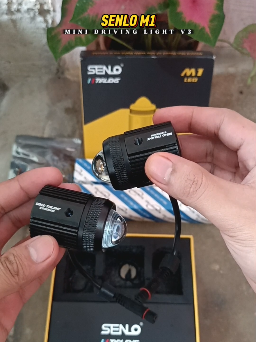 SENLO M1 Mini Driving Light V3 With Ballast And Free A1 Switch & 2 Relays Original Senlo Heavy Duty Mini Driving Lights Complete Set. #senlo #minidrivinglight #mdl #ledlights #fyp 
