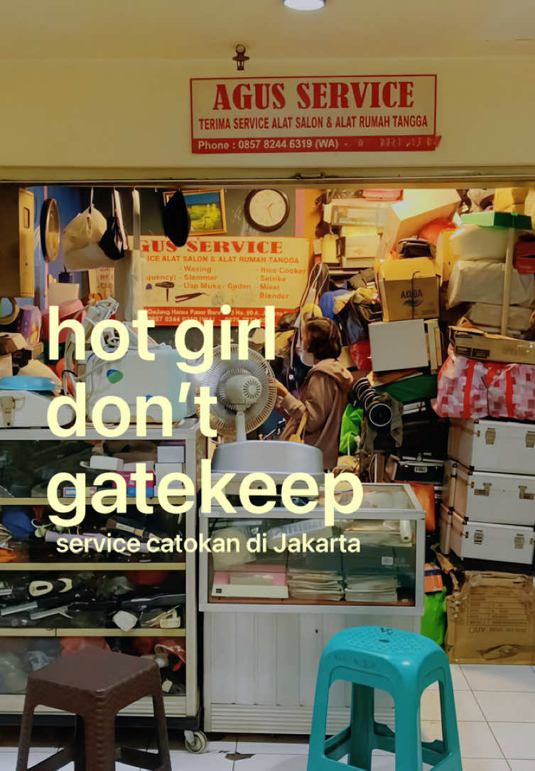 rekomendasi tempat service catokan di jakarta, tempatnya di pasar baru. jujur pelayananya ok ok ok bgt! langsung sama ownernya pak agus, katanya banyak salon yang langganan service di dia dan bisa kirim juga pakai ekspedisi kalau nggaa sempet dateng. punyaa aku totalnya under 300k untuk 3 catokan✌🏻 #pasarbaru #girlthings 