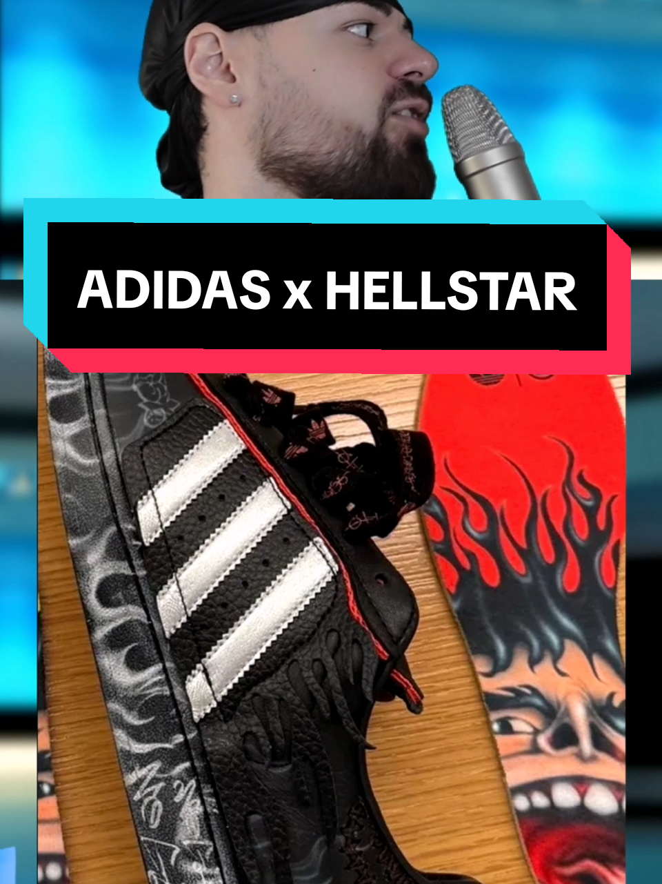 ADIDAS x HELLSTAR VIDEOUL COMPLET PE YT SEMINED #fy #sneakers #fashion #adidas #hellstar 