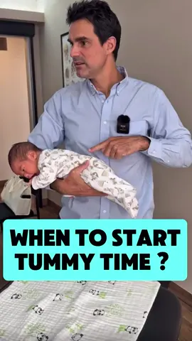 WHEN TO START TUMMY TIME ✅✅✅ #osteopathy #baby #pregnancy #kidstiktok 