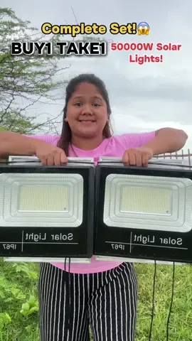 Complete Set! Buy1 Take1 Solar lights! Sulitin mo na habang sale pa😱#solarlights #solarlightsindoor #solarlightsoutdoor #solarlightbuy1take1 