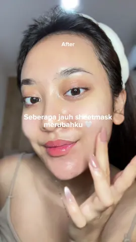 Skincare versi mager = sheet mask-an aja 🥰