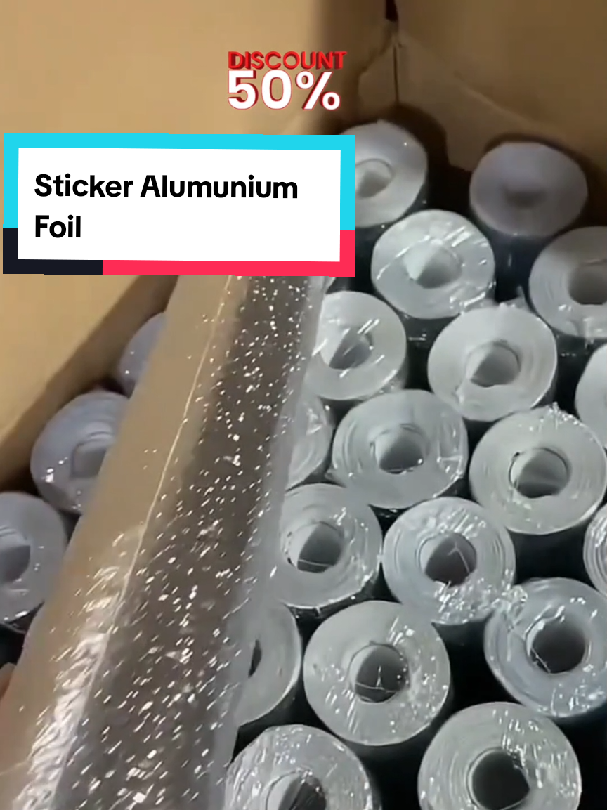 Masak makin nyaman tanpa ribet bersihin dinding dapur! 😍 Cukup tempel stiker aluminium anti minyak & tahan panas ini 🔥 ✨ Tahan noda ✨ Anti air & anti lembab ✨ Gampang dibersihin ✨ Tampilannya bikin dapur keliatan lebih rapi & elegan  Langsung pasang, dapur auto kinclong tanpa drama! 😍 stikerdapur #antiminyak #dekorasidapur #stikeraluminium #stikerdinding