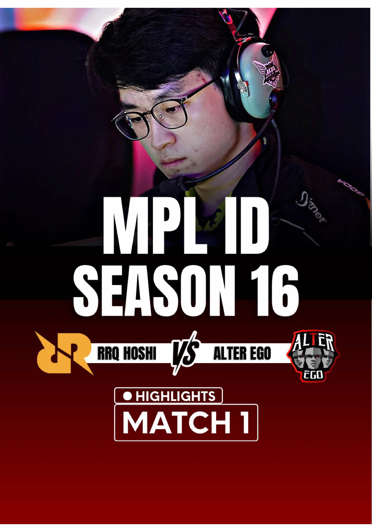 Highlights • MPL ID S16 || RRQ VS ALTER EGO - GAME 1 #mplindonesia #rrqhoshi #MLBB9TH #mlbb #fyp 