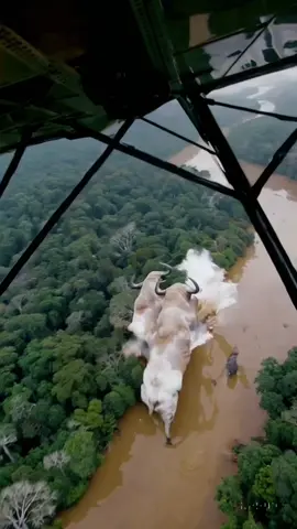 Massive Bulls Never Seen Before in the Amazon Rainforest 😱🌿 What Are They Hiding From? #AmazonMystery #AmazonRainforest #MassiveBulls #WildlifeDiscovery #UnbelievableFind 