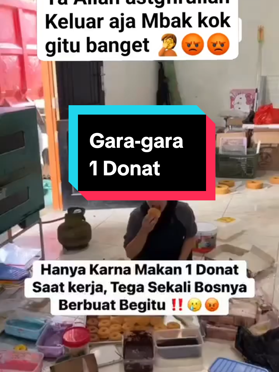 Gara-gara makan 1 donat doang #makan #donat 