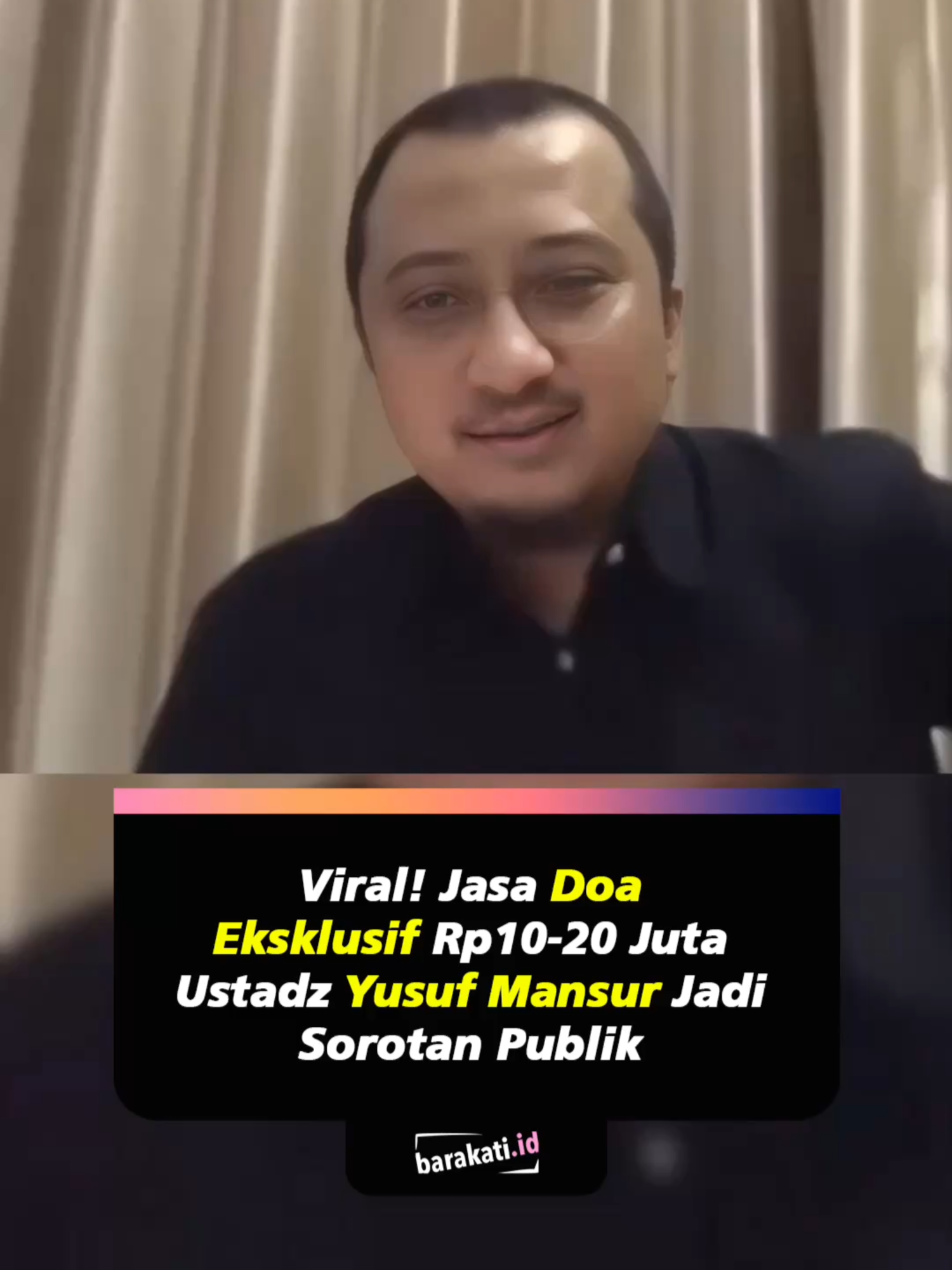 Sebuah video viral menampilkan pendakwah Yusuf Mansur yang memohon sumbangan dan sedekah dengan janji memberikan doa eksklusif, menuai perhatian publik. Menurut informasi dari channel youtube Detektif Dhi, Video berdurasi sekitar 20 menit tersebut merupakan cuplikan dari webinar yang diikuti peserta dari komunitas Telkom dan karyawan BUMN lainnya. Dalam webinar itu, Yusuf Mansur meminta sumbangan mulai dari nominal 10 ribu ribu hingga jutaan rupiah untuk mendukung penyelesaian pembangunan masjid dan asrama di Wanayasa dan Rumpin. Dalam salah satu momen, Yusuf Mansur berkata, 