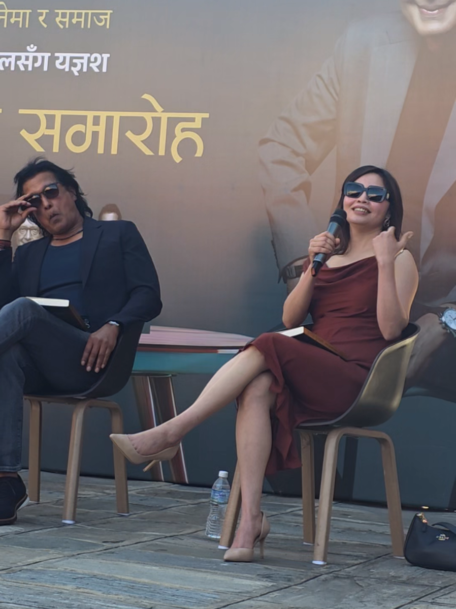 Rajesh Hamal couple #rajeshhamal #madhubhattarai #artistkhabar 