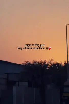 থাকুক না কিছু দুঃখ কিছু অভিমান অপ্রকাশিত..!!❤️‍🩹 #foryou #fyp #sadcaptionvideo0 #emotionalvideo #ক্যাপশন 