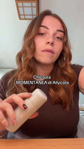 Scusate se mi sono spiegata male, spero che ora si capisca meglio la motivazione per la quale abbiamo momentaneamente chiuso Allycore.