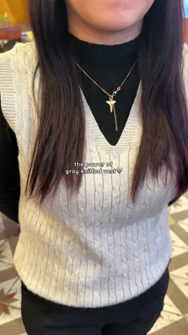 #knittedvest #vest #koreanstyle #koreantops #fyp 