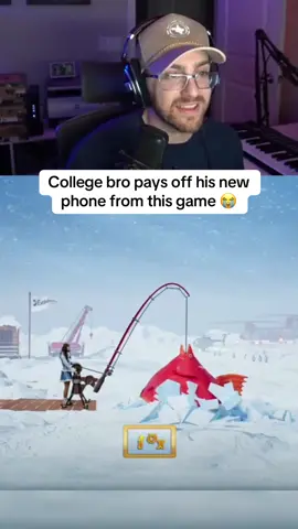 College bro pays off his new phone from this game 😂 #fyp #streaming #streamer 