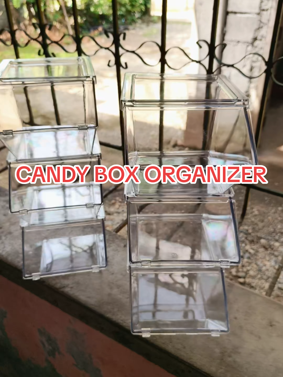 acrylic box organizer ✨ #candyorganizer #acrylicbox #organizer #acryliccandyorganizer 