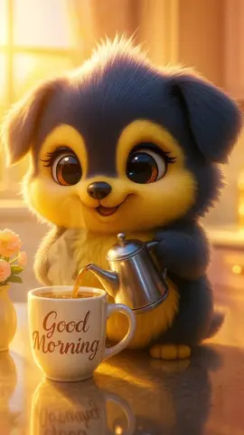 Good morning coffee from Wuffoo PART 2 Molli #wuffoo #molli  #goodmorning #hellomorning #coffee 