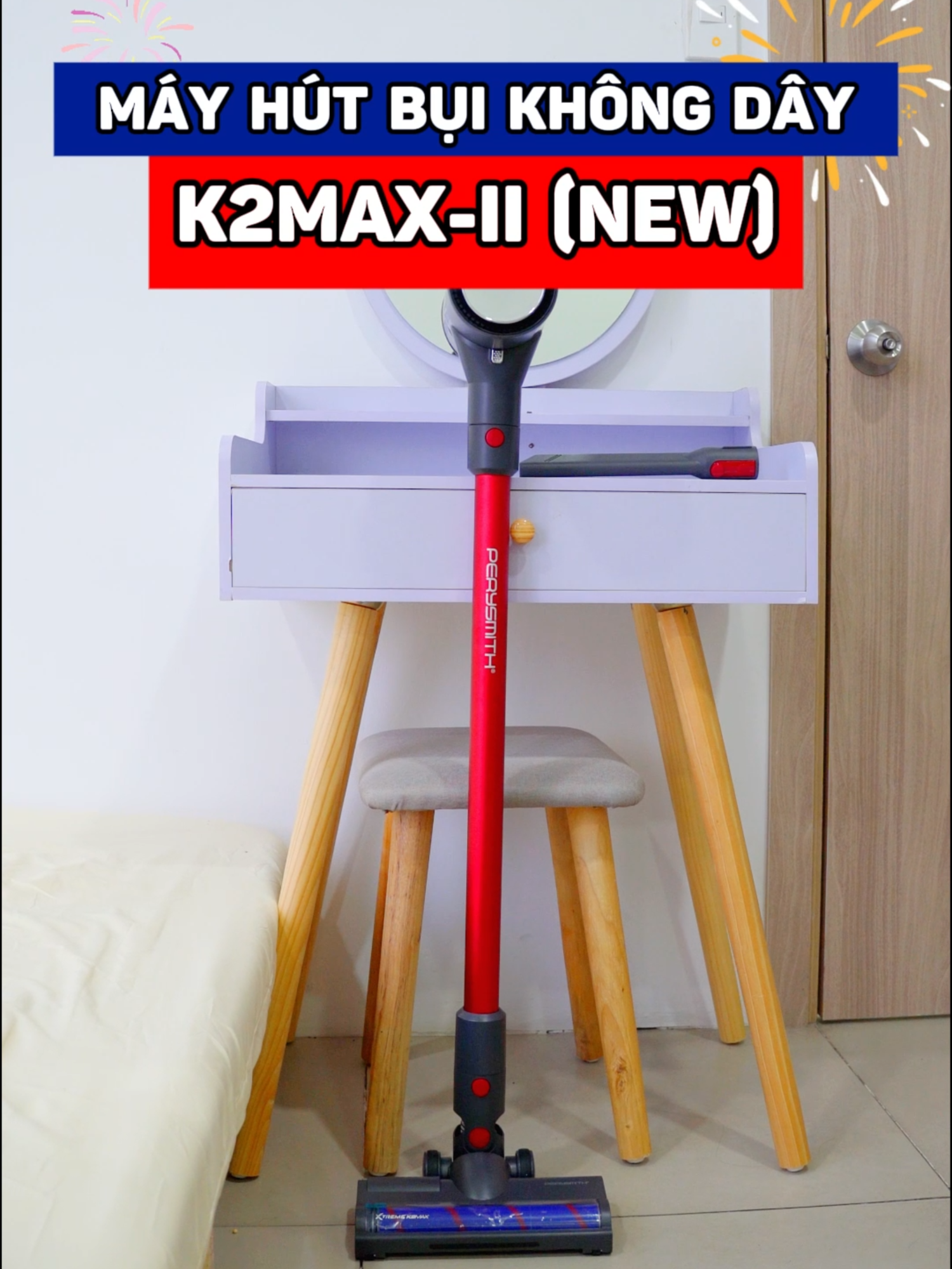 Để người phụ nữ nhà bạn vui? Chỉ cần sắm ngay em máy hút bụi K2MaxII này về dọn dẹp nhà cửa #PerySmith #donnha #cleanhome #livestream #fypシ゚ #xuhuong #hutbui #k2maxii