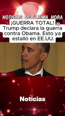 ¡GUERRA TOTAL! Trump declara la guerra contra Obama. Esto ya estalló en EE.UU.
 #usa #trump #noticias #estadosunidos #ultimahora