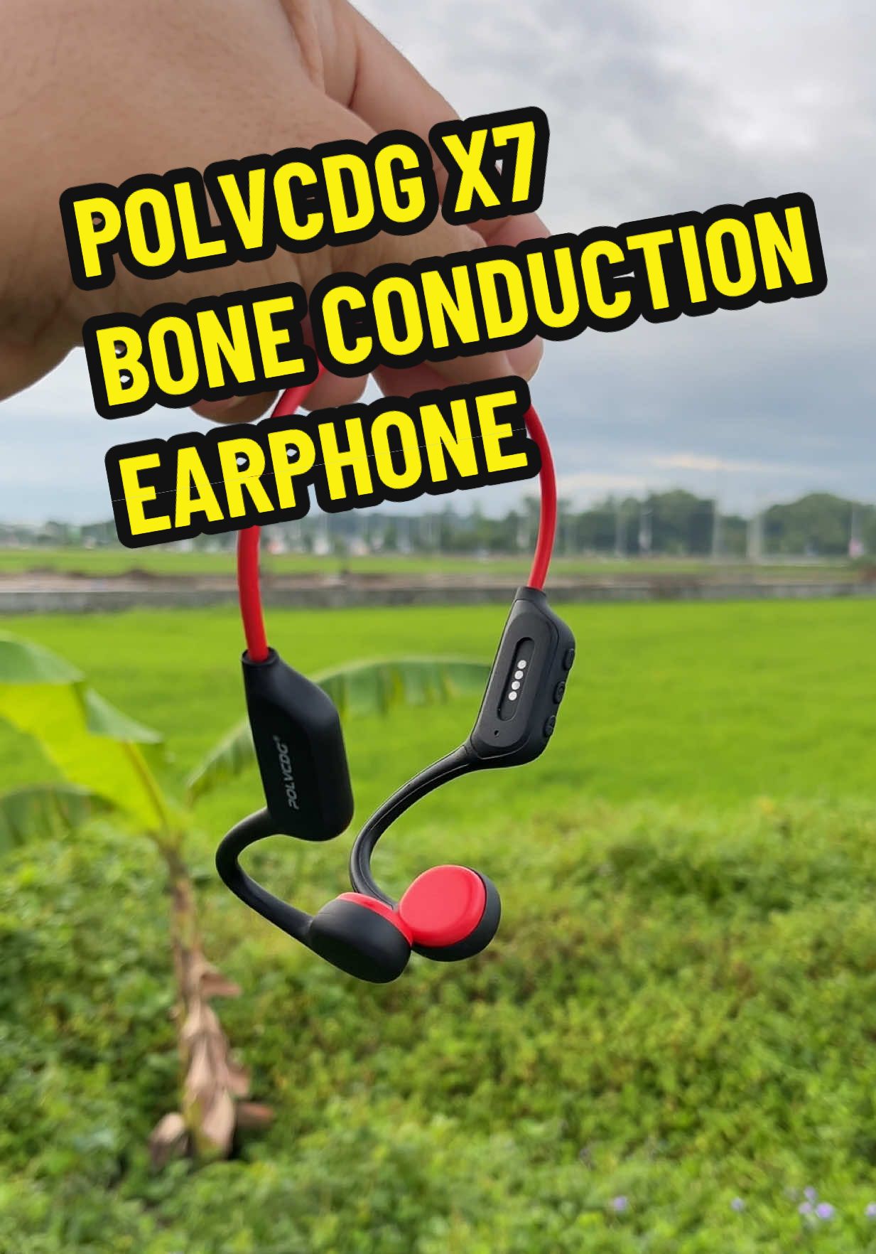 Been using this POLVCDG X7 for 10 months and finally andito na sila sa tktok kaya pwede nyo na mabili dito. #boneconduction #boneconductionheadphone #polvcdgx7 #wirelessearphone #runningearphones 
