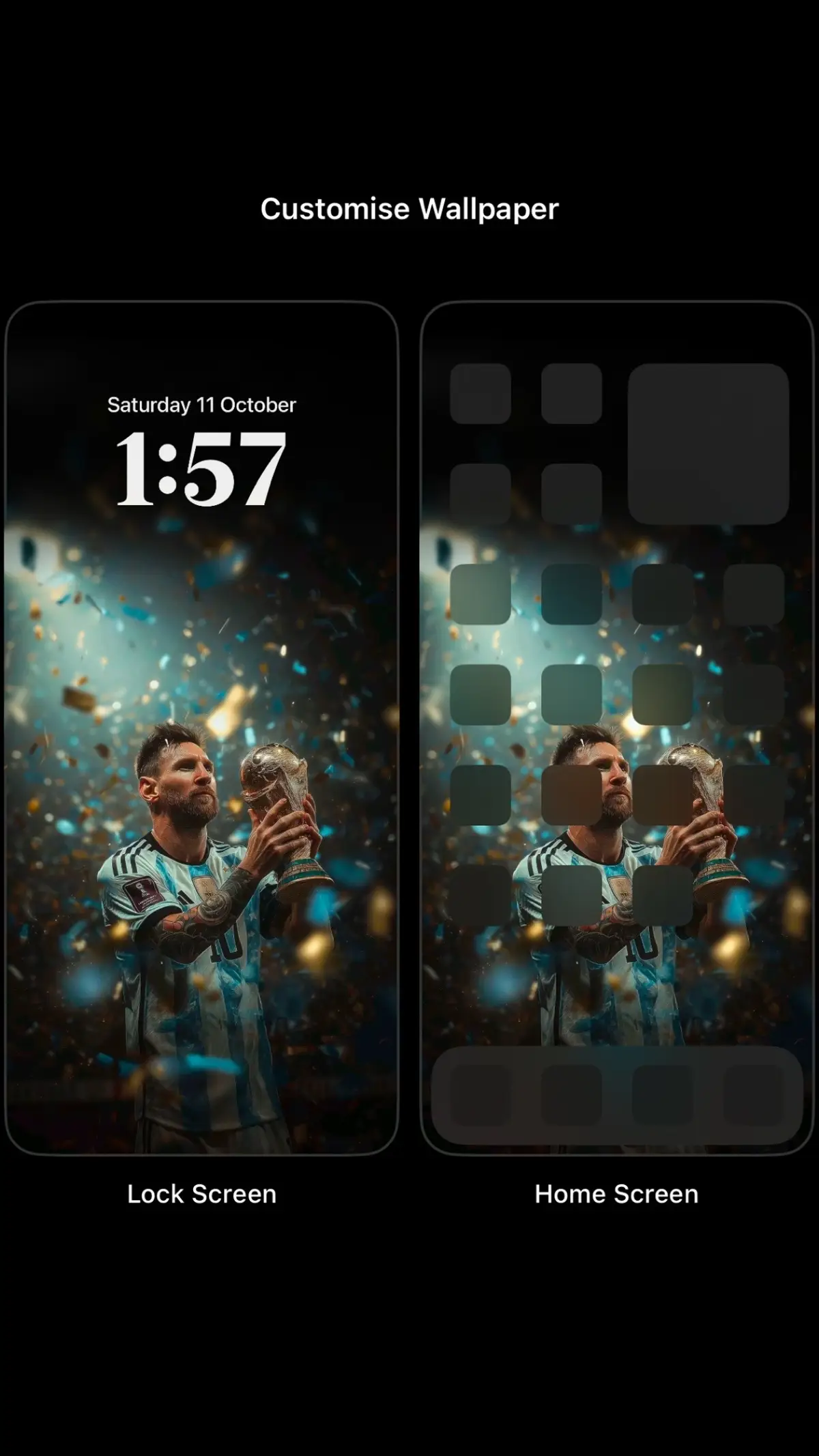 part 1 / the best player  ( MESSI ) ❤️#wallpaper #messi #footbal #footballAesthicst #wallpaperplayer 