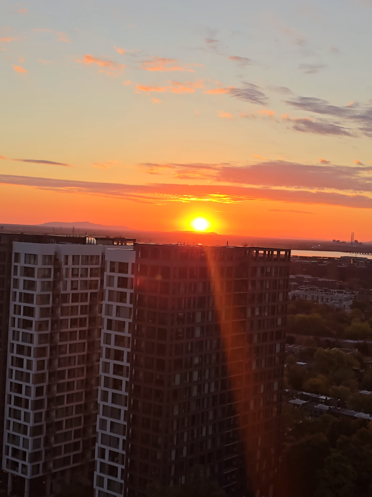 Montréal Sunrise #Montreal #sunrise #tiktokmontreal #mtltiktok 
