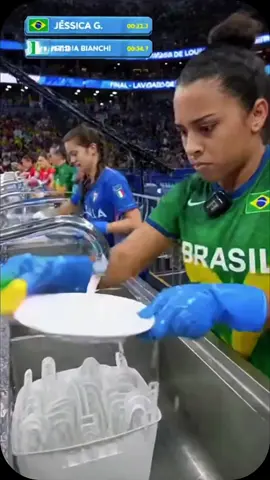 competição lavagem de louça - Olimpíadas Doméstica #competicao #olimpiadas #sora2 #lavagemdelouça #lavagemderoupa 
