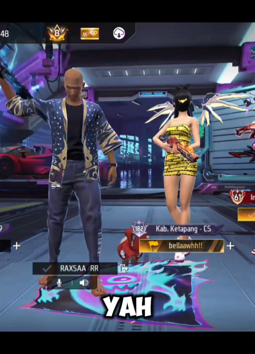 Prank Acak tc ketemu player songong berasa paling sultan 😱 Part 3 #dutatraining #pranktraining #freefire 