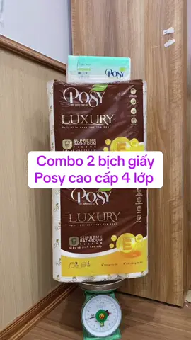 Combo 2 bịch giấy vệ sinh cao cấp 4 lớp #giayposy #giayvesinh 
