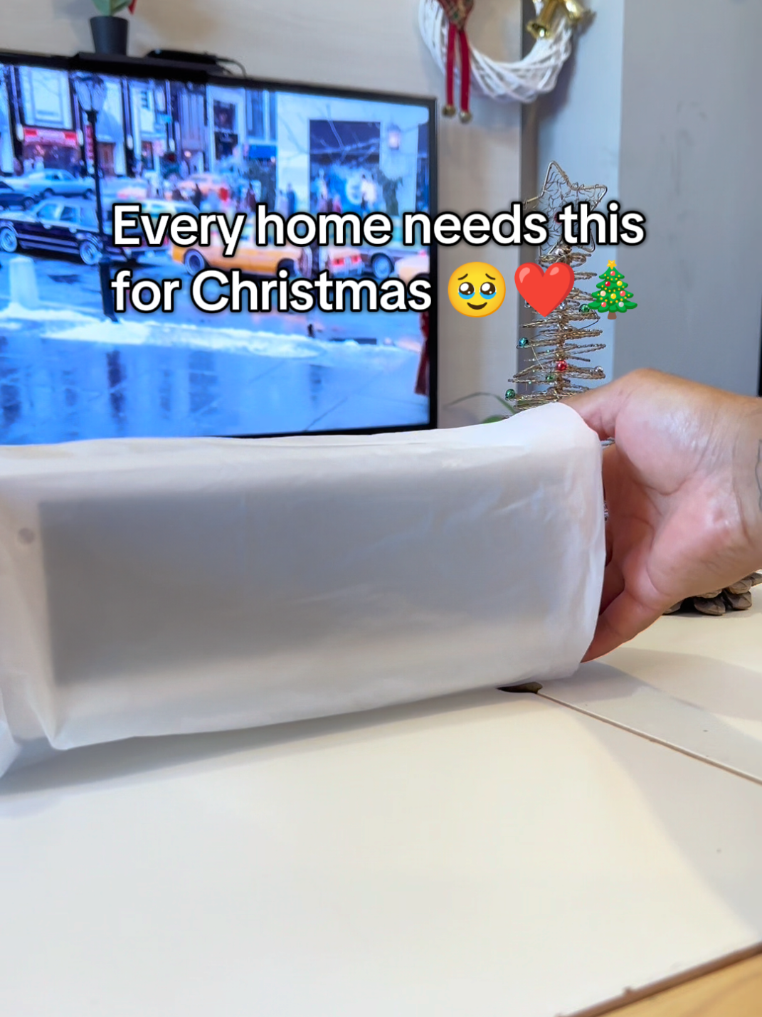Das ist offiziell mein Lieblingssweihnachtsdekor 🥰 #entspannung #dekoration #fireplace #humidifier #aromatherapy 