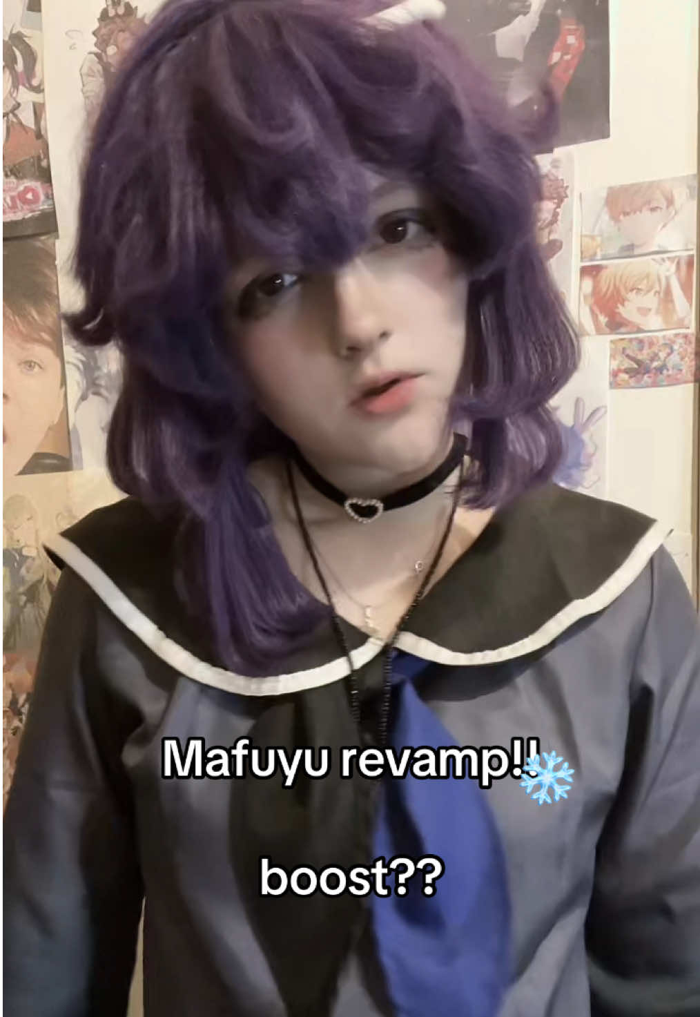 #MAFUYUASAHINA ❄️🍎  shdjf i wanna cosplay today so bad but idk who💔💔 . . . . . . . . . . . . #プロセカ #projectsekai #mafuyuasahinacosplay #cosplay 