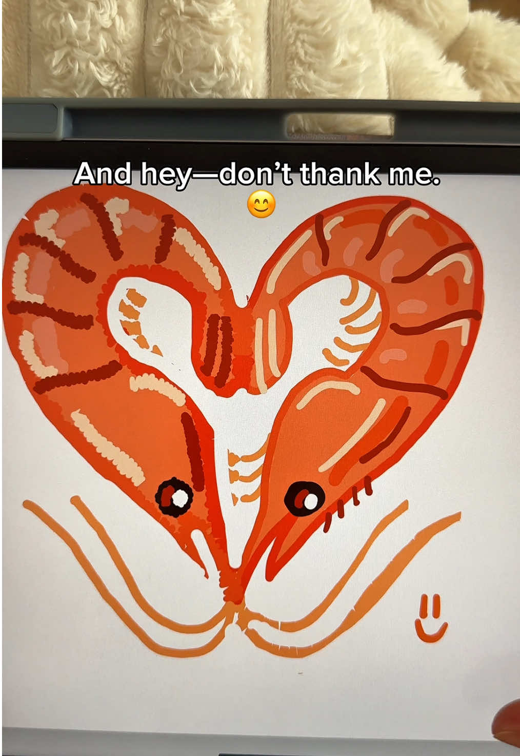 POV: when his shrimp is hairy so you give it a free shave 🪒  Don’t thank me 😊 #multiplayergame #artworkout #ipadgames #drawingapp #digitalart 