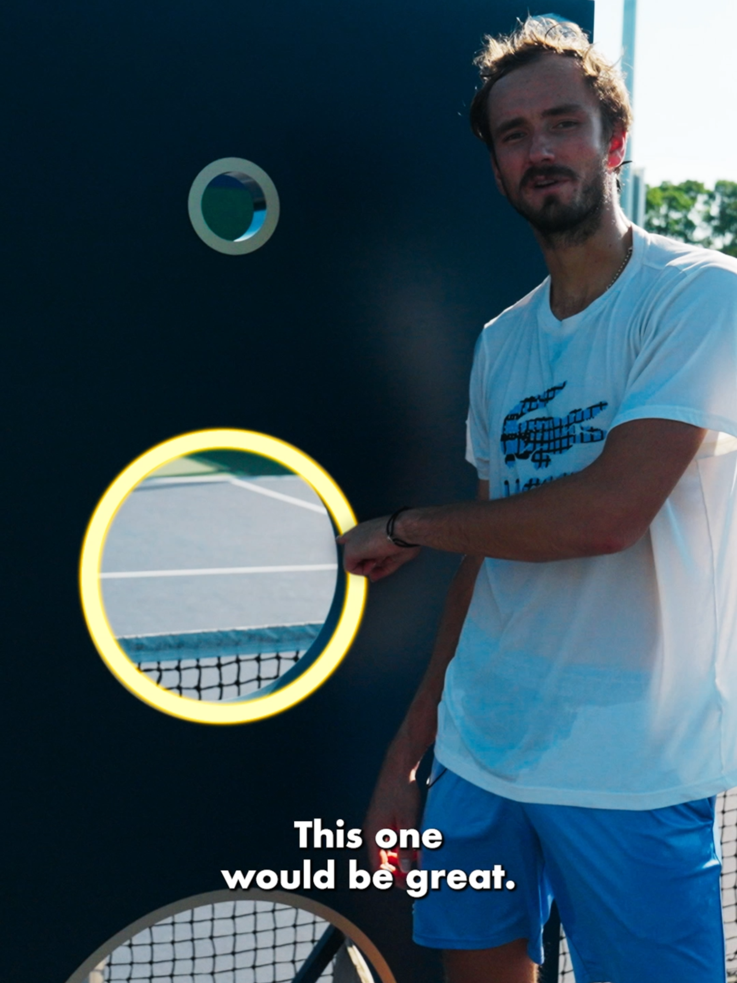 Can anyone make the IMPOSSIBLE shot? #tennis #rolexshanghaimasters
