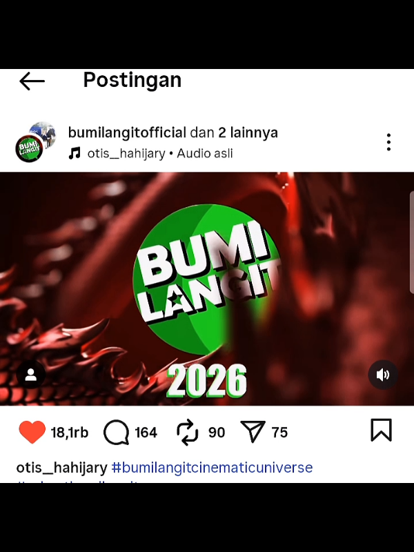 BREAKING NEWSSS buat para rakyatttt #bumilangit #bcu #filmindonesia 