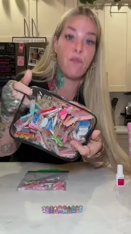 Am I obsessed? Or does anyone else have as many press on nails as me? #nails #pressonnails #mamacookie #nunezfamilyrealitytv #fyp 