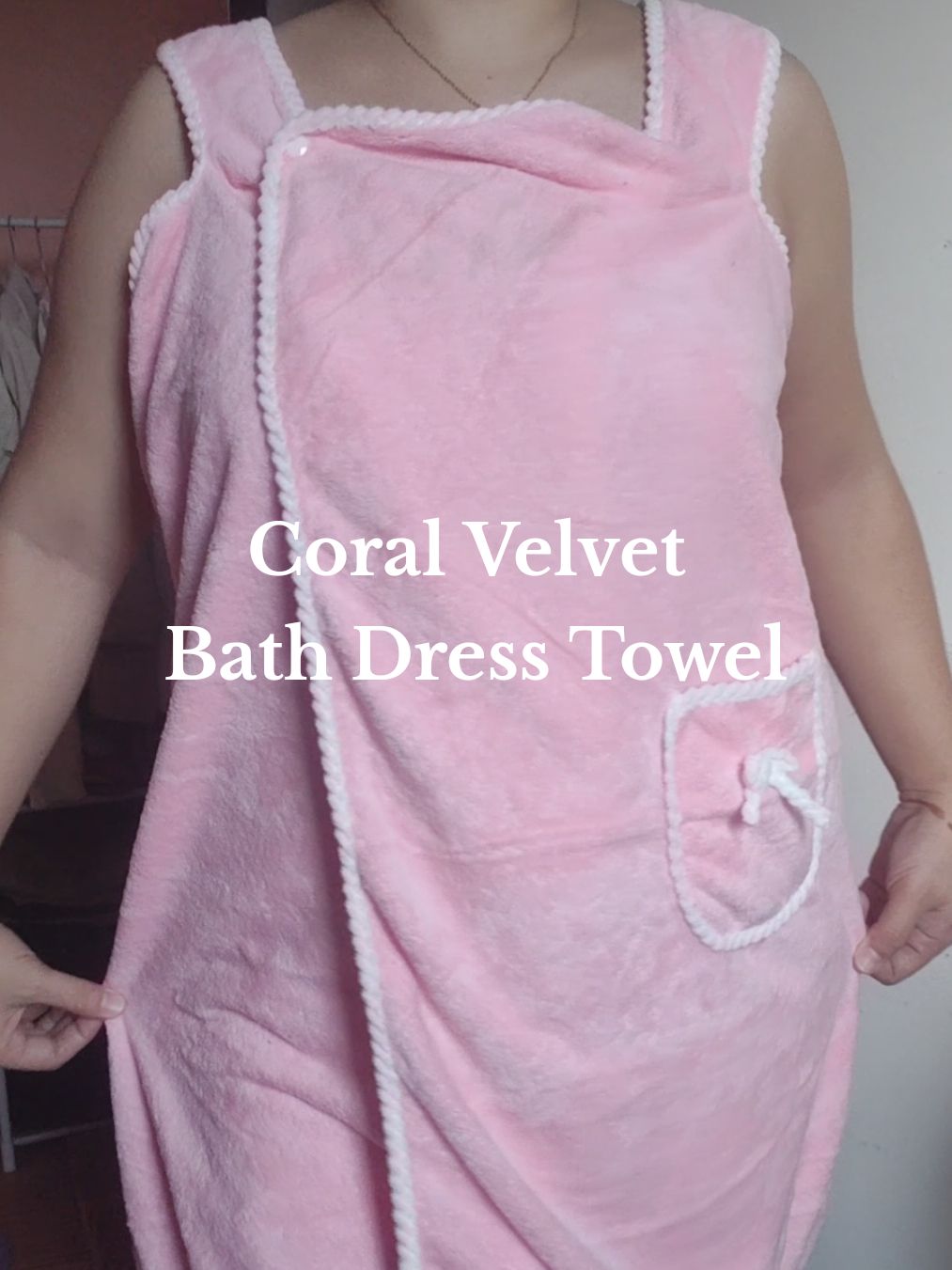 Super cutie, hindi na mahiya lumabas ng tuwalya lang may pang cover up nako 😍😁😊 #bathtowel #absorbentbathtowel #bathskirt #bathskirtbathrobe 