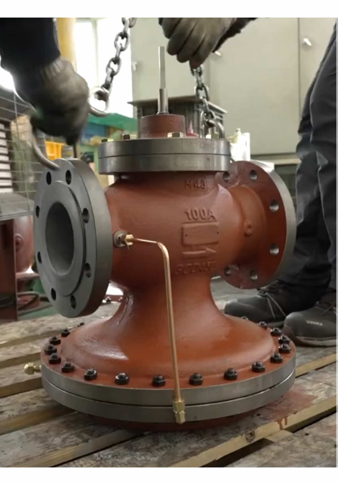 Manufacturing Process of Giant Valve In Factory .. #Manufacturing #Giantvalve #foryoupageofficiall 