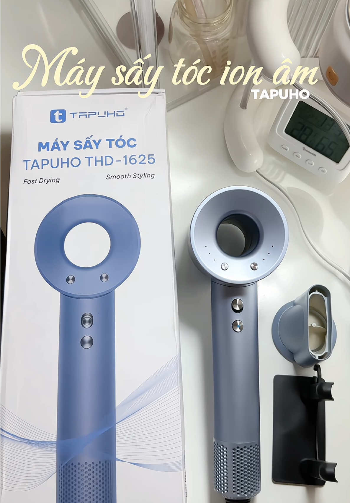 2025 ròi dùng máy sấy ion âm đi mí bà ✨sấy bao nhanh bao mượt lun á #tapuho #maysaytoc #maysaytocionam #maysaytoctapuho #mebimhiendai 