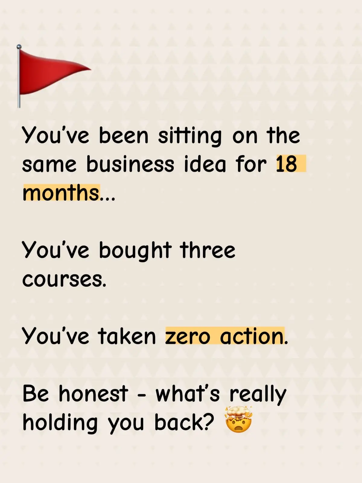 Most people don’t need another business idea… they need permission to start. Overthinking is the silent killer of dreams - it convinces you that “waiting” is strategy. You don’t need a new course, a new niche, or a perfect plan. You just need momentum. Every entrepreneur has faced this moment, that line between thinking and doing. What side are you on? 👇