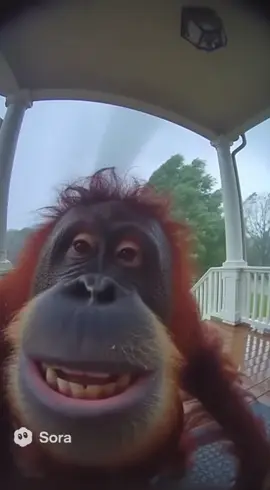 #sora #ai #orangutan #fyp #funny 