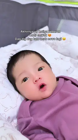 Masyaa Allah akhirnya anak ke 3 dapet cewek 🥰👶🏻💕 #babygirl #newborn #bayilucu #anakketiga #fypviralシ 