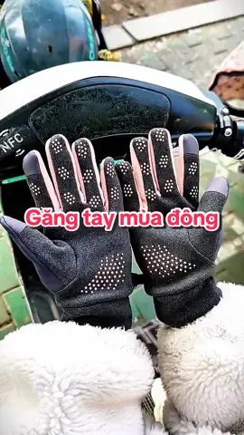 Găng tay mùa đông đi đường lót lông ấm áp, chống thấm, dành cho cả nam và nữ #gangtaymuadong #gangtaydixemay #gangtaylaixe 