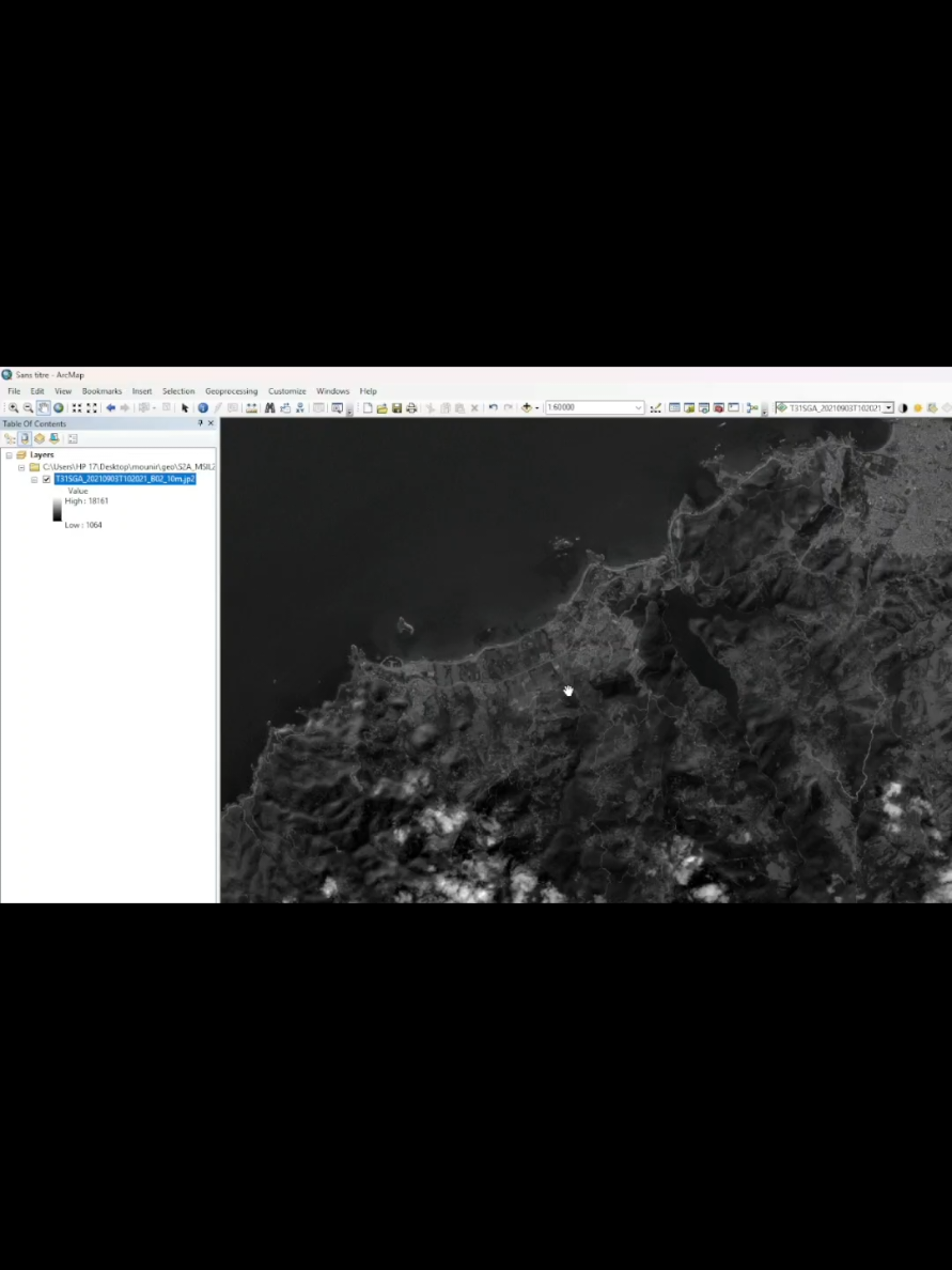 صور قمر صناعي بدقة 10 متر  #gis #arcgis #geography 
