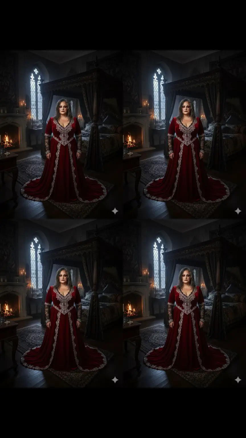 Con una sola foto me han convertido en una princesa medio oral, solo con la cara sangrienta ##lolamkup##makeup##ia##halloween