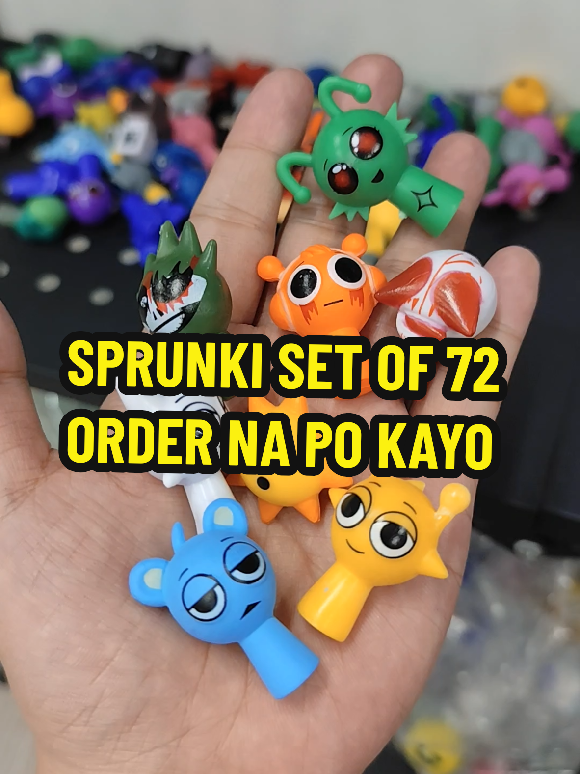 Perfect pang regalo sa junakis mo sprunki set of 72pcs na yan napakadami kaya order kana #sprunki #sprunkioc #sprunkianimation #mrsun #viral 