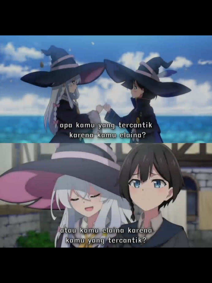 kamu yang tercantik karena kamu my bini🤭 #elaina #majonotabitabi 