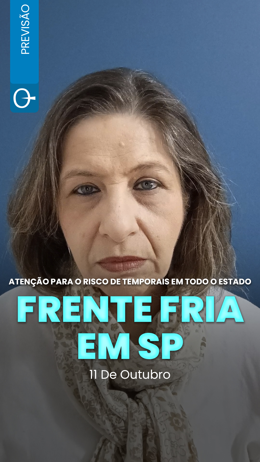 Uma nova frente fria vai mudar o tempo no estado de SP trazendo chuva forte e queda da temperatura. As pancadas de chuva por causa desta frente fria já começam na tarde deste domingo. Na segunda-feira, a frente fria avança sobre SP e os temporais se espalham ainda mais pelo estado. Confira as explicações da meteorologista Josélia Pegorim