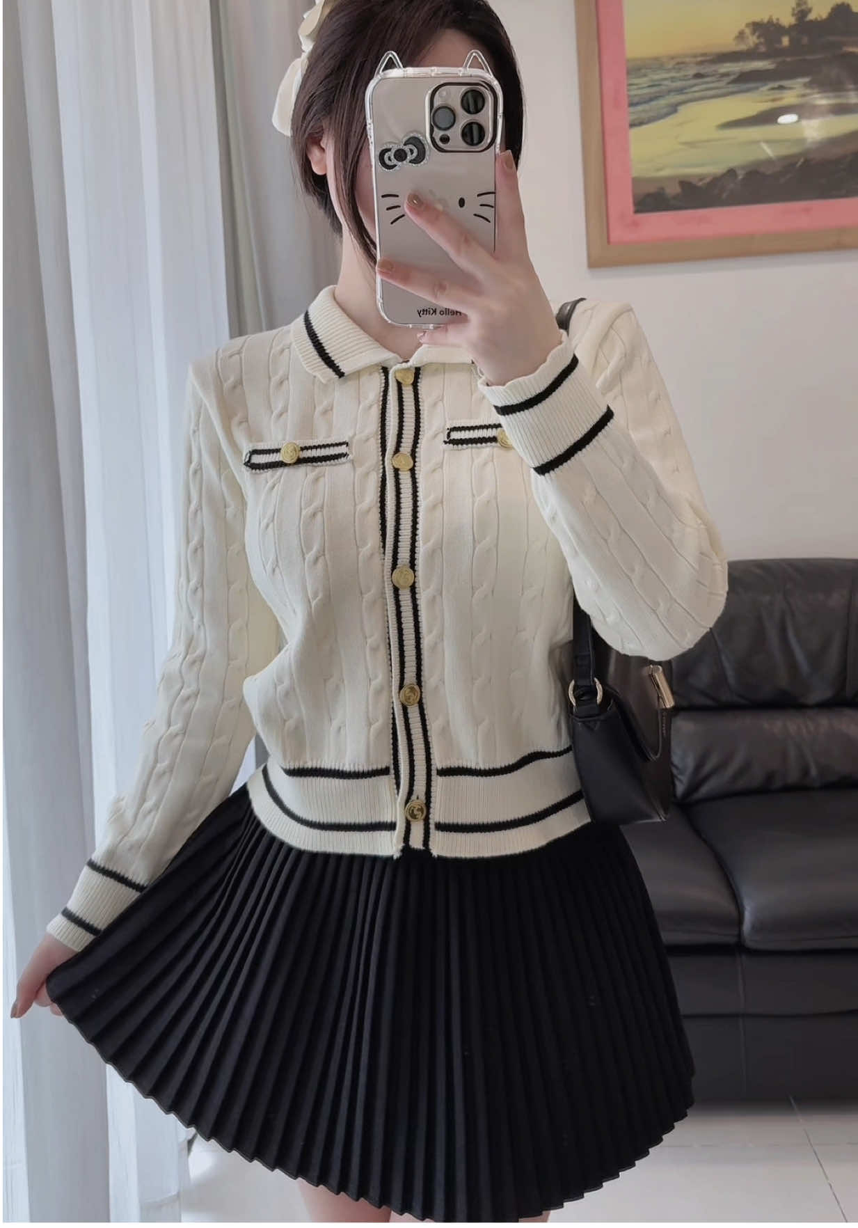 Dịu dàng tiểu thư có đủ ✨ #h2oclothing #htique #aolendetkim #aolenthudong #falloutfits 