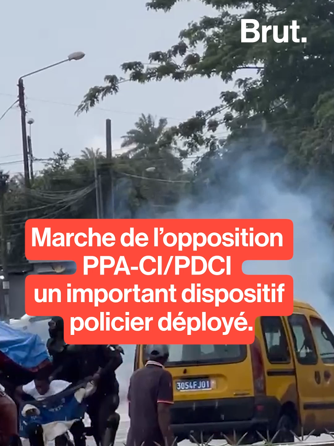 🇨🇮 Marche interdite de l'opposition #PDCI/PPA-CI, dispositif policier, arrestations... Sur place, notre journaliste @98iris98 fait le point de la situation. #ouattara #marche #gbagbo #abidjan 